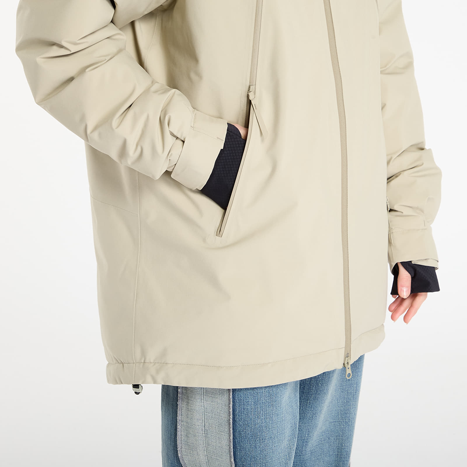 Jacken für Frauen MM6 x Salomon Rtw Avp Sportsjacket Abbey Stone