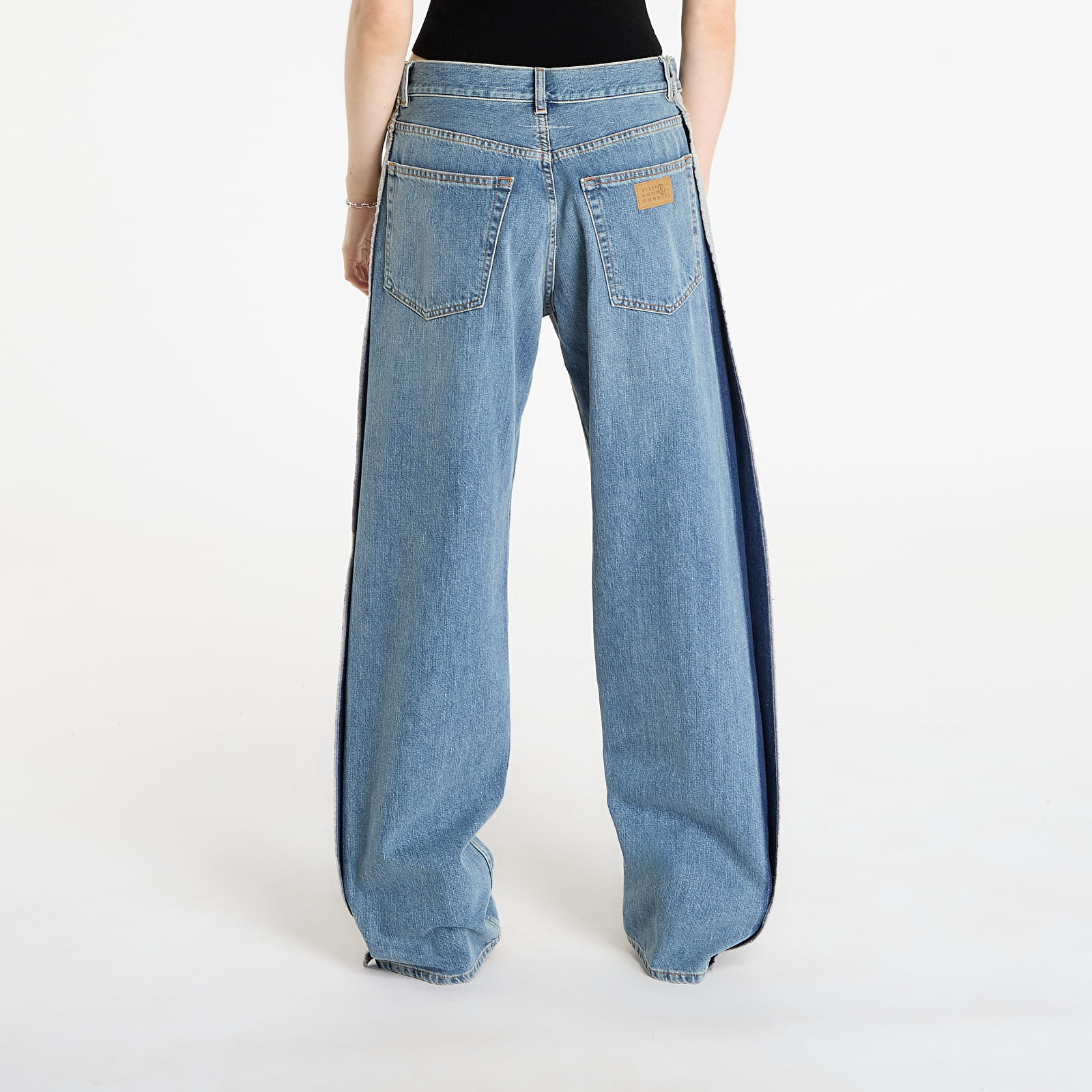 Dámské jeans MM6 Rtw Show Pants 5 Pockets Blue