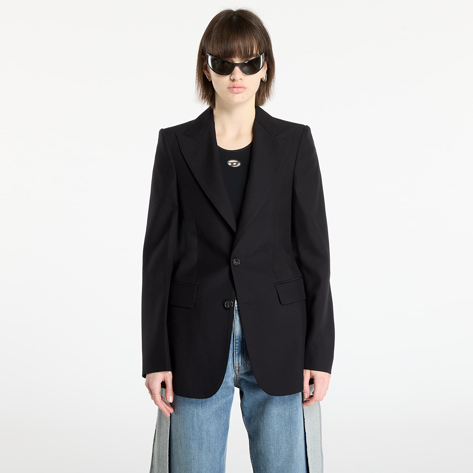 Jacken für Frauen MM6 Rtw Show Jacket Black