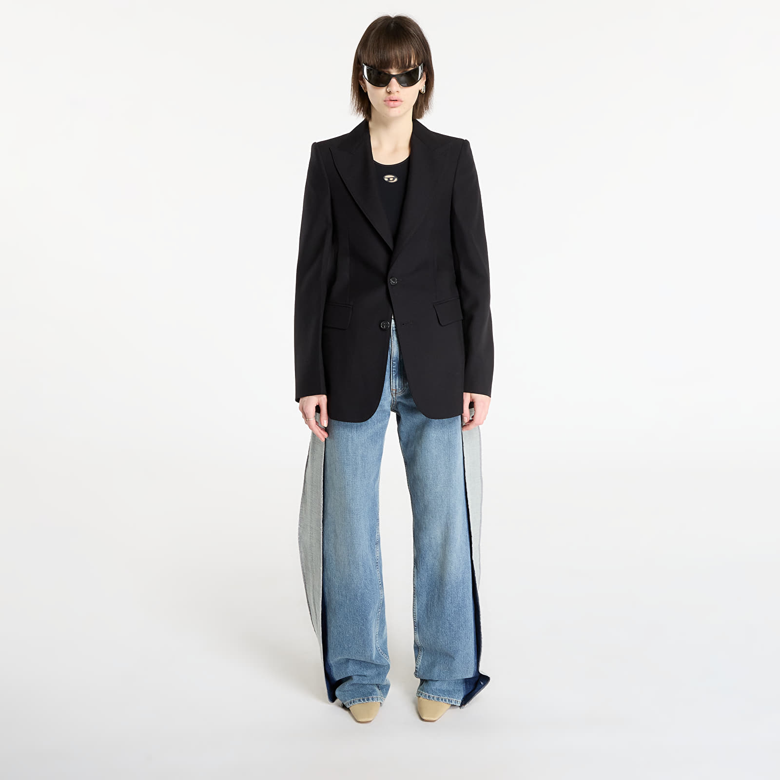 Jacken für Frauen MM6 Rtw Show Jacket Black