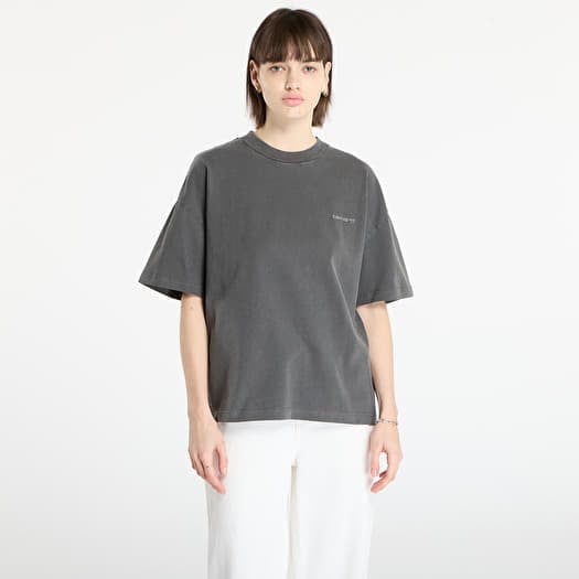 Tričko Carhartt WIP S/S Benton T-Shirt UNISEX Graphite Garment Dyed