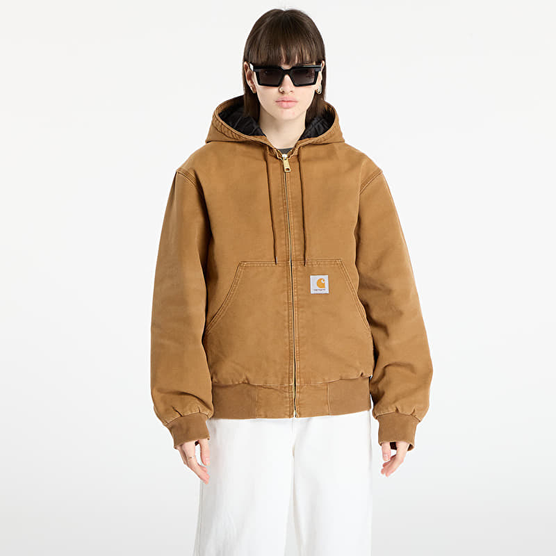 Jacka Carhartt WIP OG Active Jacket Hamilton Brown Stone Canvas