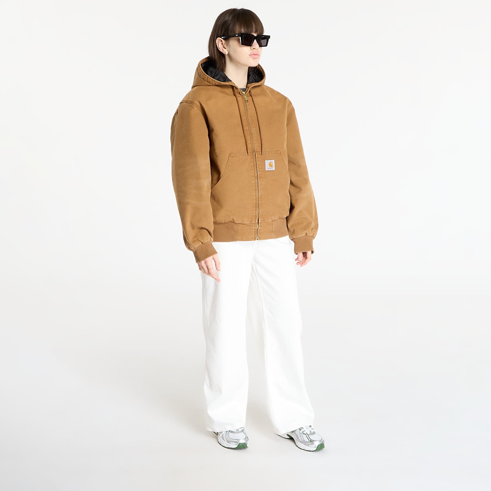 Chaquetas Carhartt WIP OG Active Jacket Hamilton Brown Stone Canvas