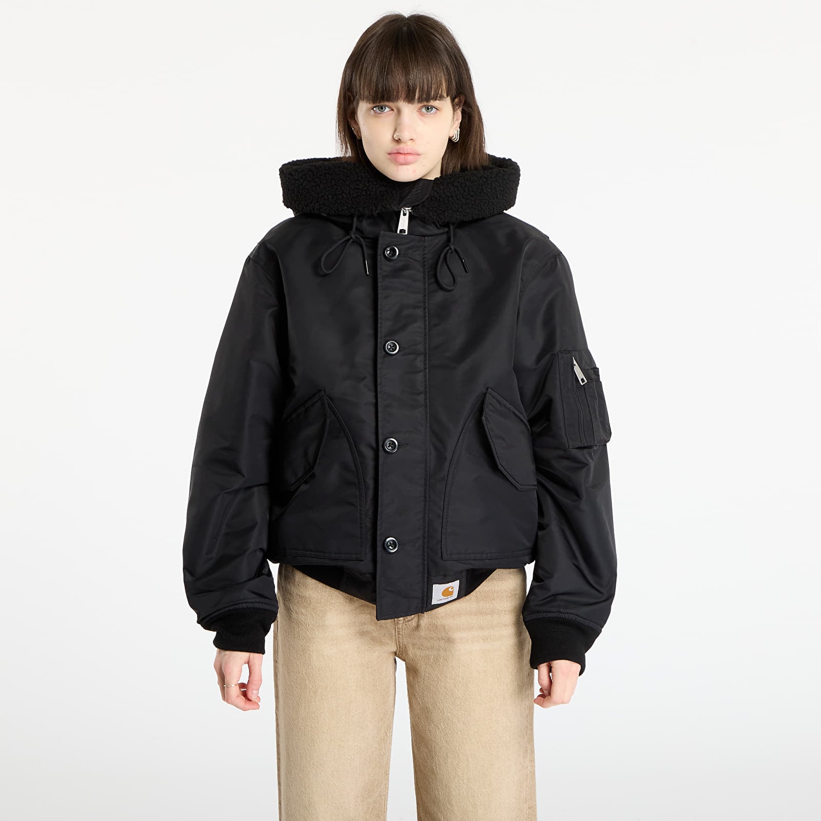 Striukės Carhartt WIP Hd Oltera Bomber UNISEX Black/ Black