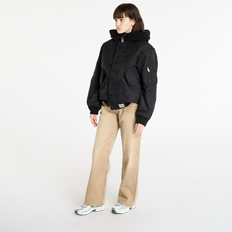 Jackets Carhartt WIP Hd Oltera Bomber UNISEX Black/ Black (I035309
