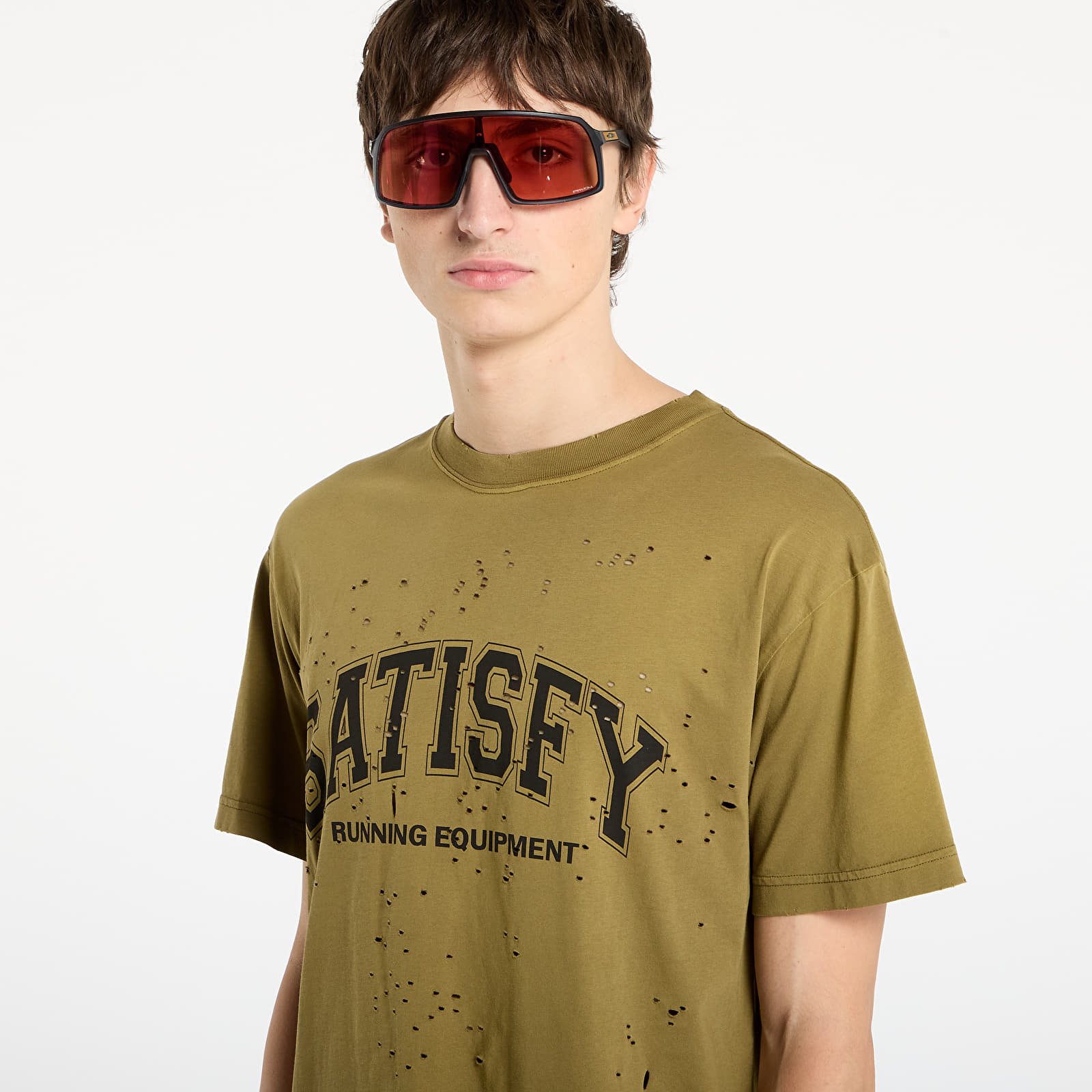 Männer T-Shirts Satisfy MothTech T-Shirt Sun Bleached Military Olive