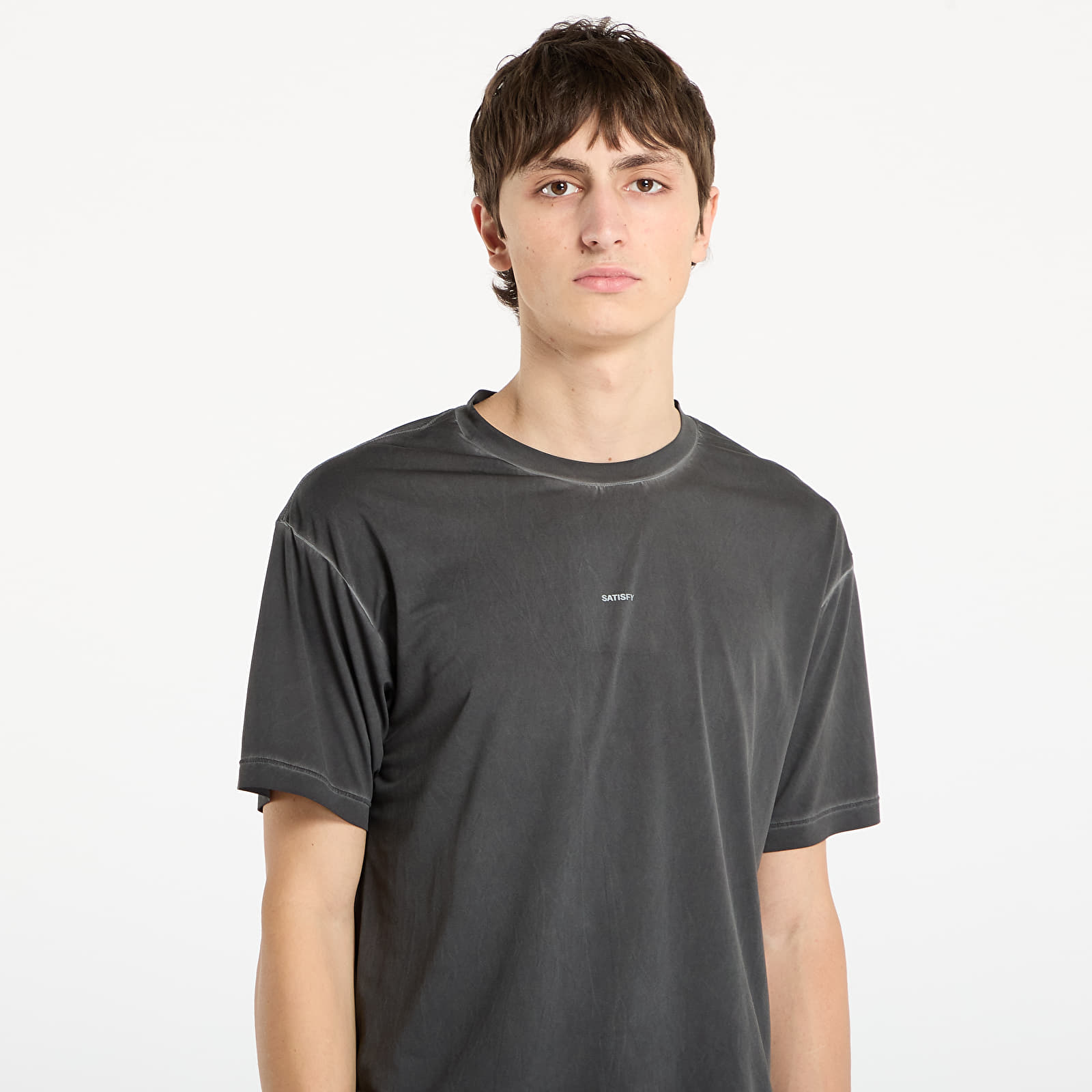 Männer T-Shirts Satisfy AuraLite T-Shirt Pigment Black