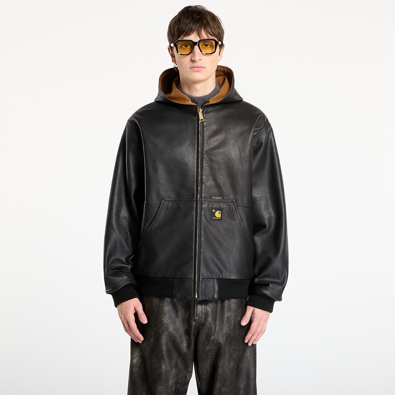 Jachetă Carhartt WIP 50 Years Anniversary OG Active Jacket Canvas UNISEX Black/ Hamilton Brown L