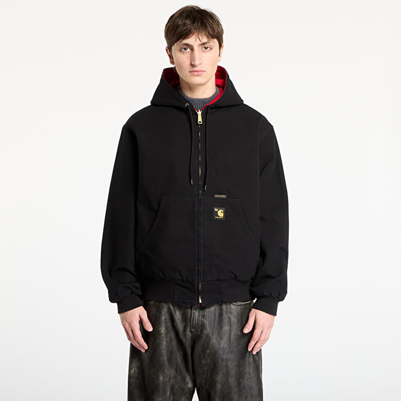 Carhartt WIP 50 Years Anniversary OG Active Jacket Canvas UNISEX Black/ USA Red Rinsed