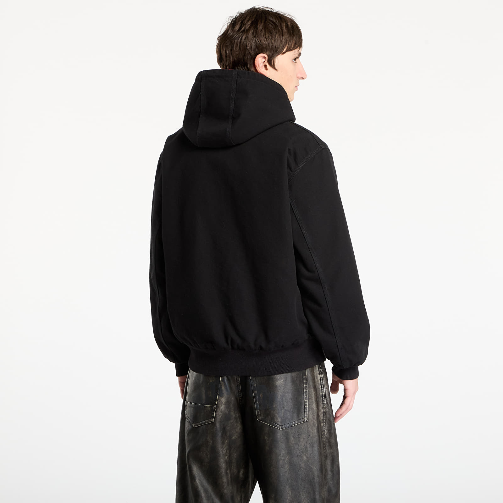 Bundy Carhartt WIP 50 Years Anniversary OG Active Jacket Canvas UNISEX Black/ USA Red Rinsed