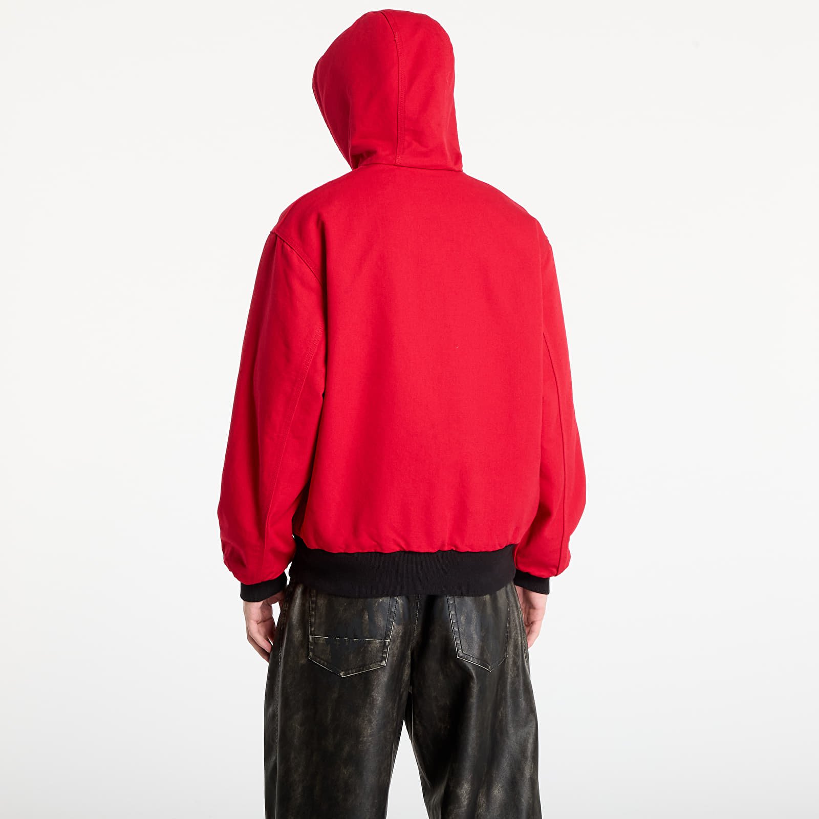 Bundy Carhartt WIP 50 Years Anniversary OG Active Jacket Canvas UNISEX Black/ USA Red Rinsed