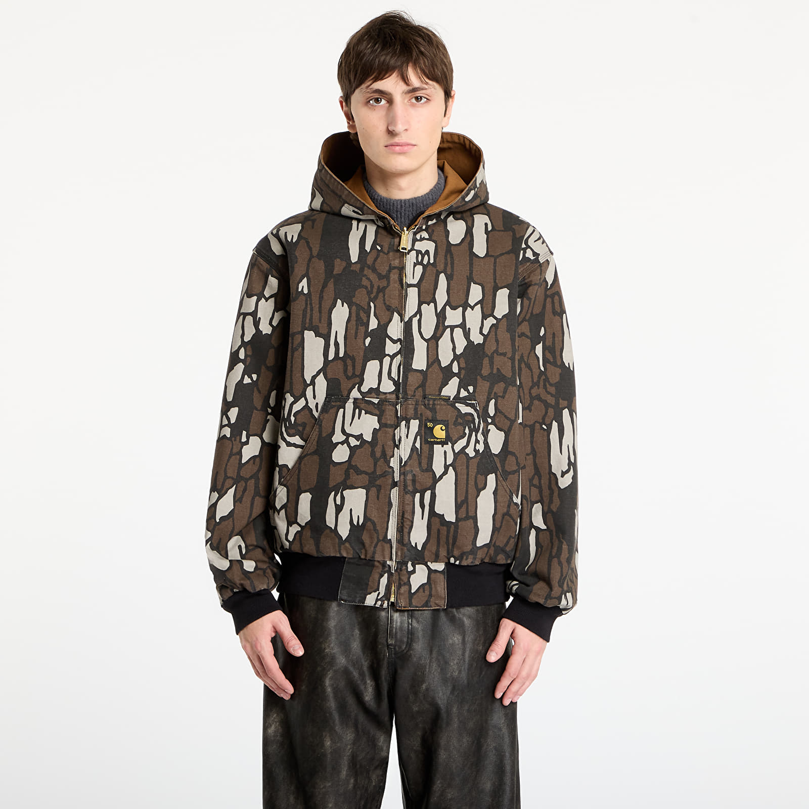 Bundy Carhartt WIP 50 Years Anniversary OG Active Jacket Canvas UNISEX Hamilton Brown/ Camo Trebark Risend