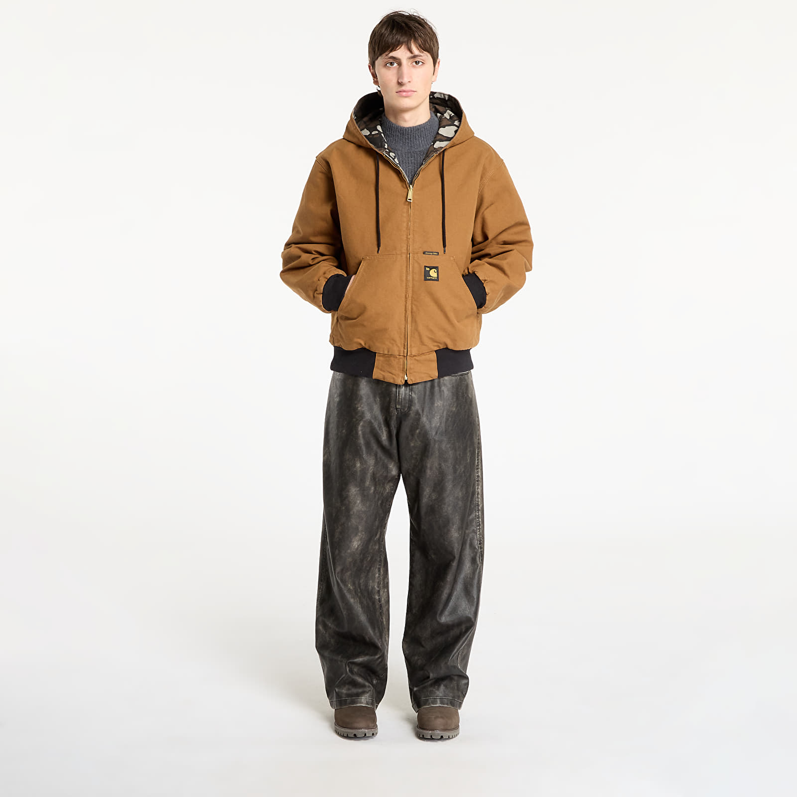 Bundy Carhartt WIP 50 Years Anniversary OG Active Jacket Canvas UNISEX Hamilton Brown/ Camo Trebark Risend