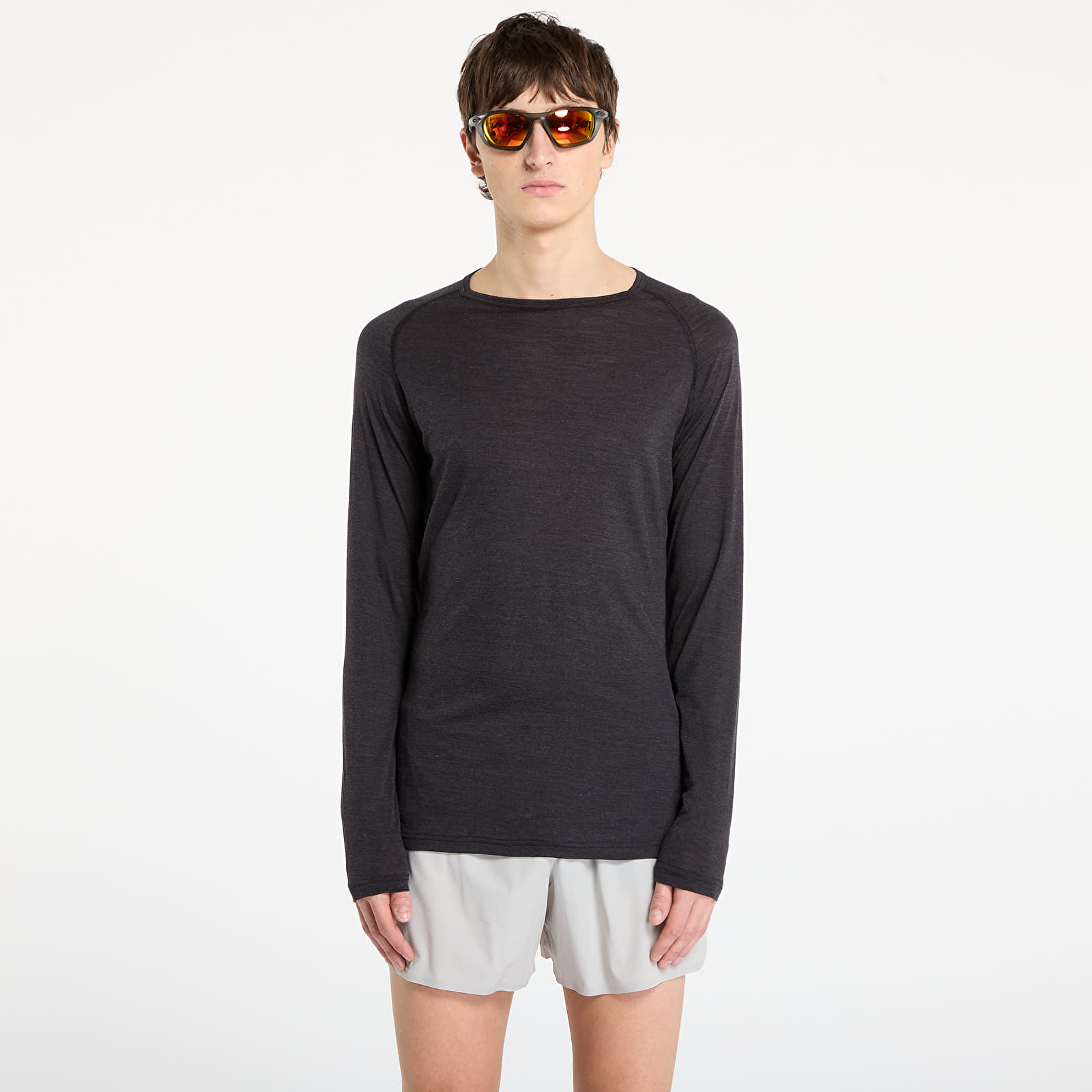 Pánská tílka SOAR Ls Merino Silk Base Dark Grey