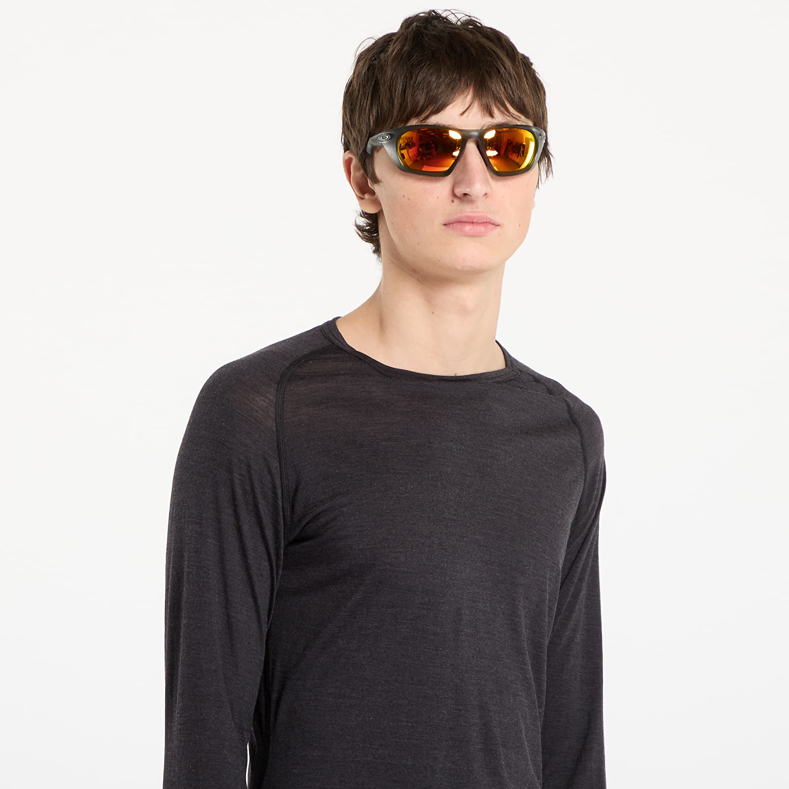 Pánská tílka SOAR Ls Merino Silk Base Dark Grey