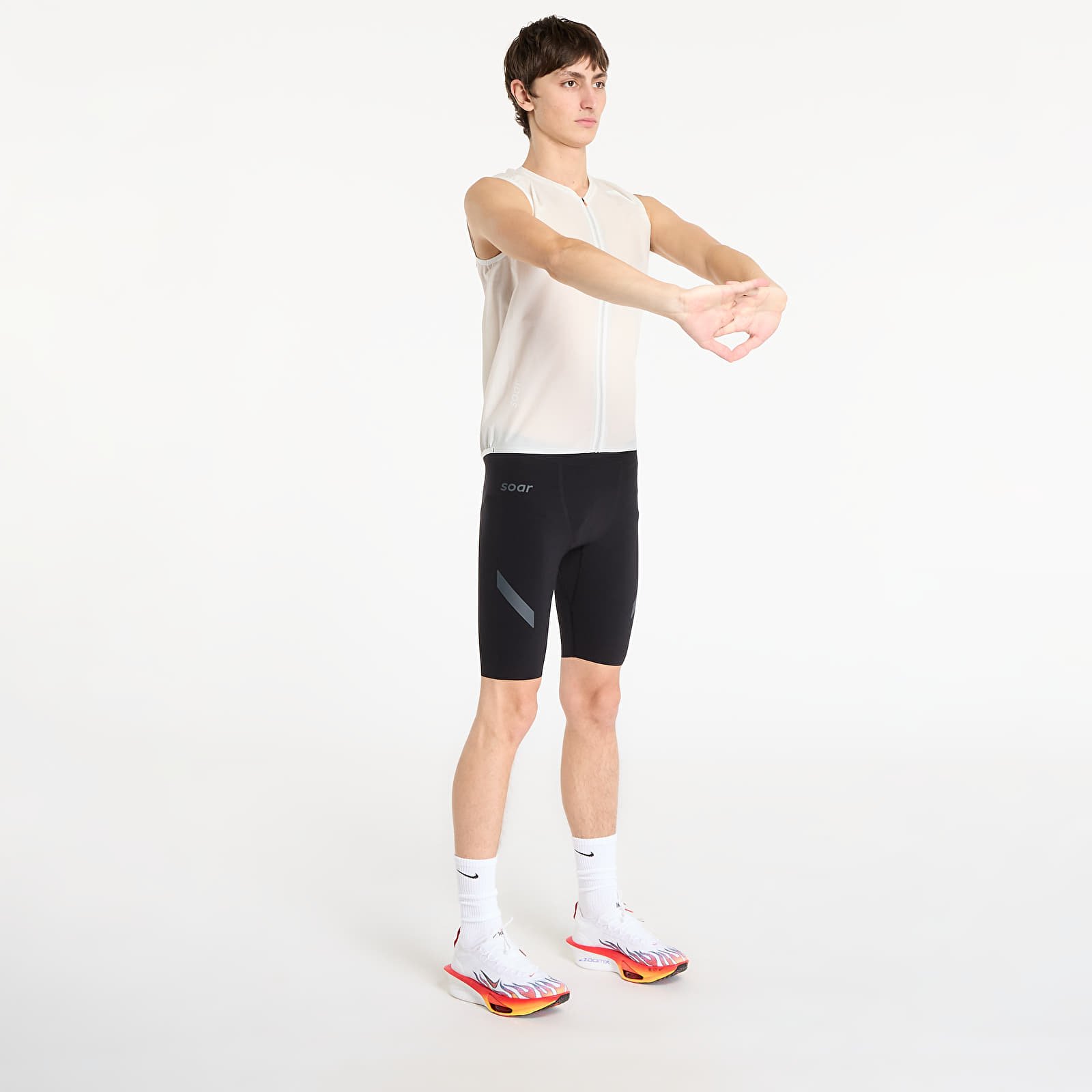 Pánské legíny SOAR Half Tights Black