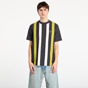 FRED PERRY Vertical Stripe T-Shirt Anchor Grey