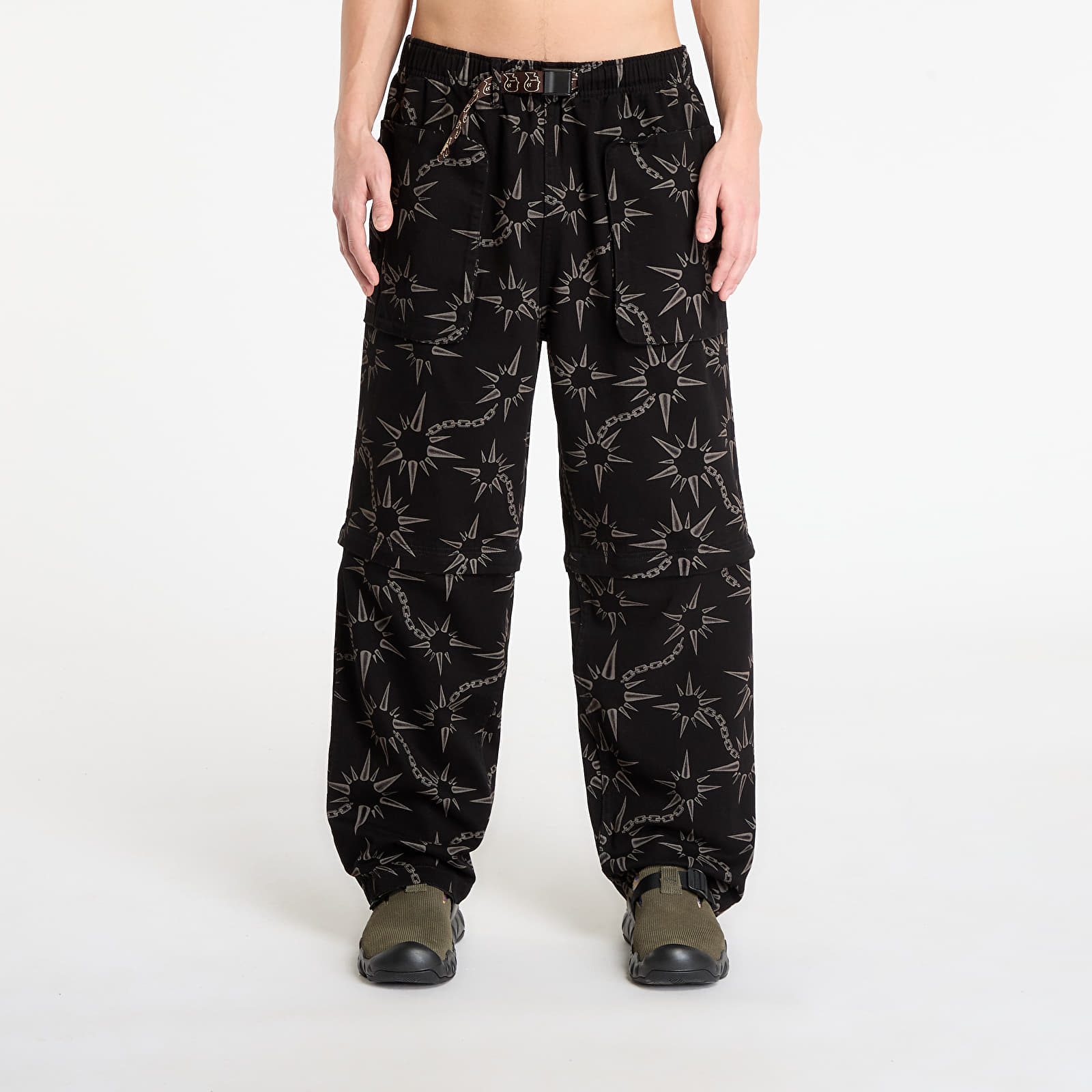 Pánské kalhoty Brain Dead Convertible Razor Climbing Pant Black