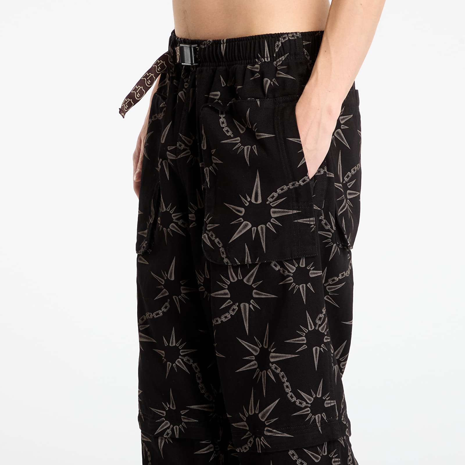 Pánské kalhoty Brain Dead Convertible Razor Climbing Pant Black