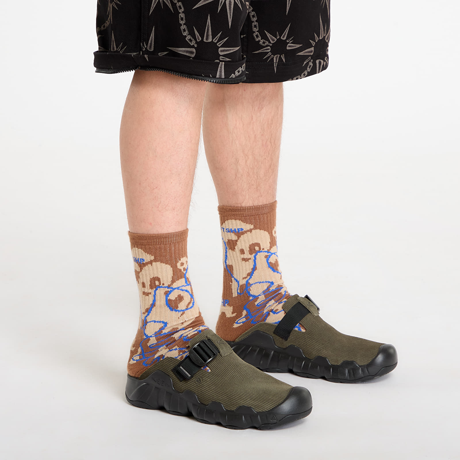 Pánské kalhoty Brain Dead Convertible Razor Climbing Pant Black