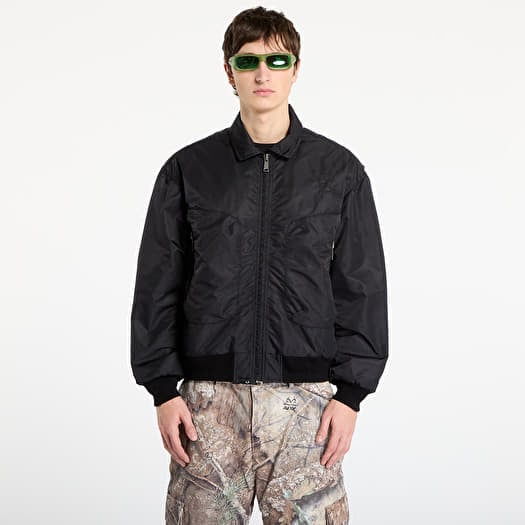 Bunda Brain Dead Embroidered 3D Flight Jacket Black