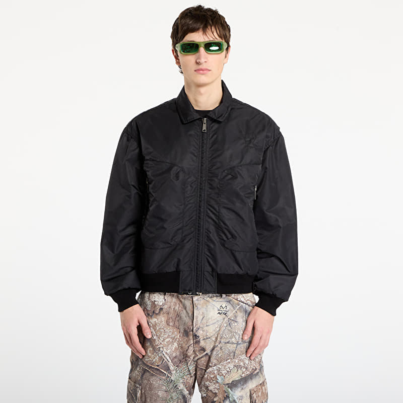 Jas Brain Dead Embroidered 3D Flight Jacket Black