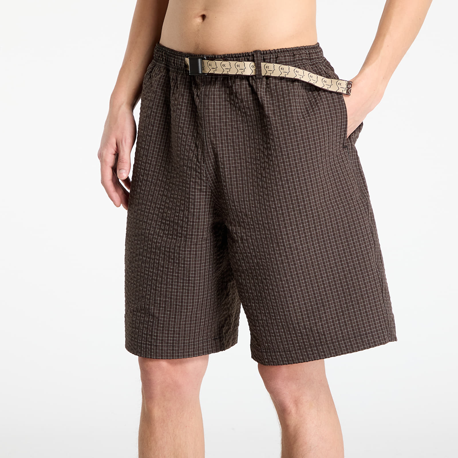 Kraťasy Brain Dead Nylon Ripstop Equipment Short Chocolate