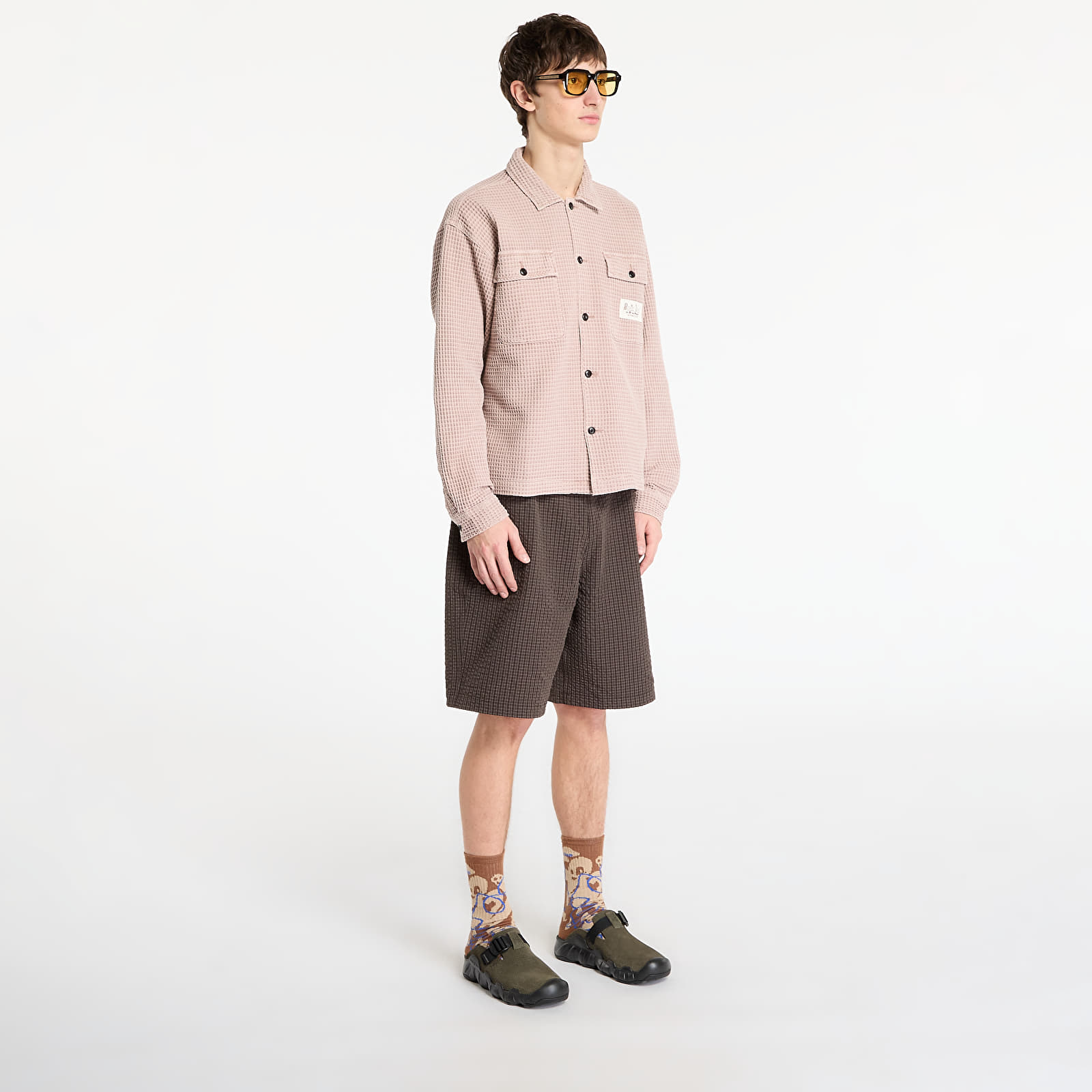 Kraťasy Brain Dead Nylon Ripstop Equipment Short Chocolate