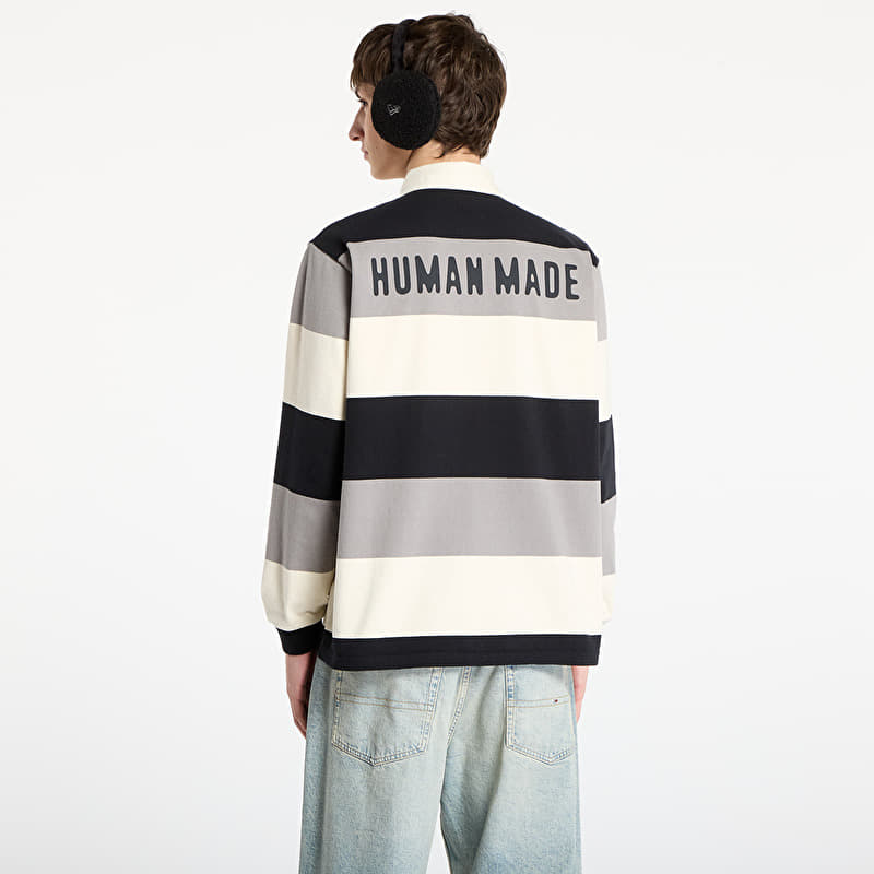 HUMAN MADE Rugby Shirt UNISEX Black | Footshop
