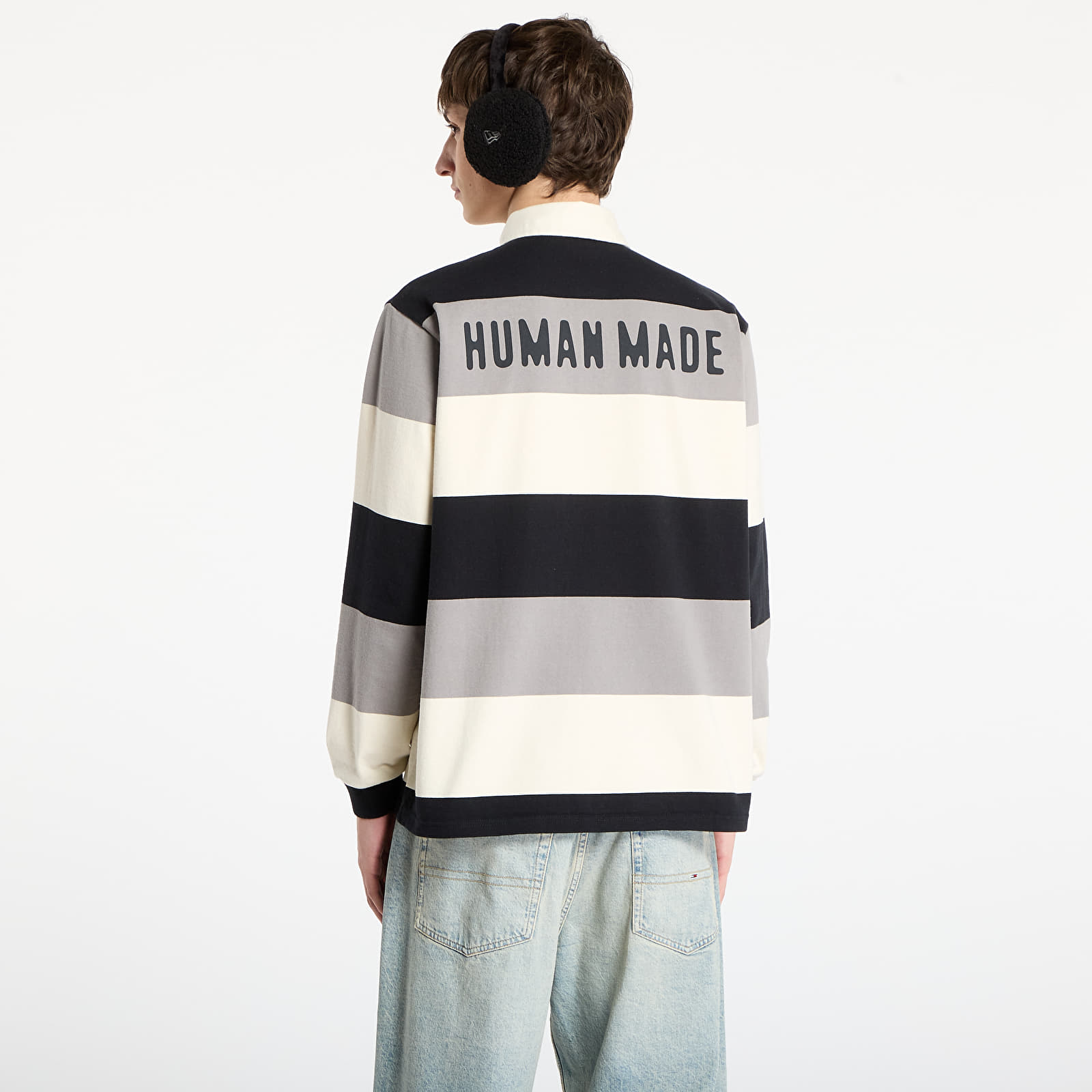 Μπλούζες HUMAN MADE Rugby Shirt UNISEX Black