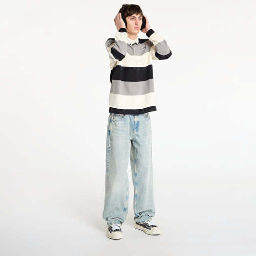 T-shirts HUMAN MADE Rugby Shirt UNISEX Black (HM30CS006BK) | Footshop