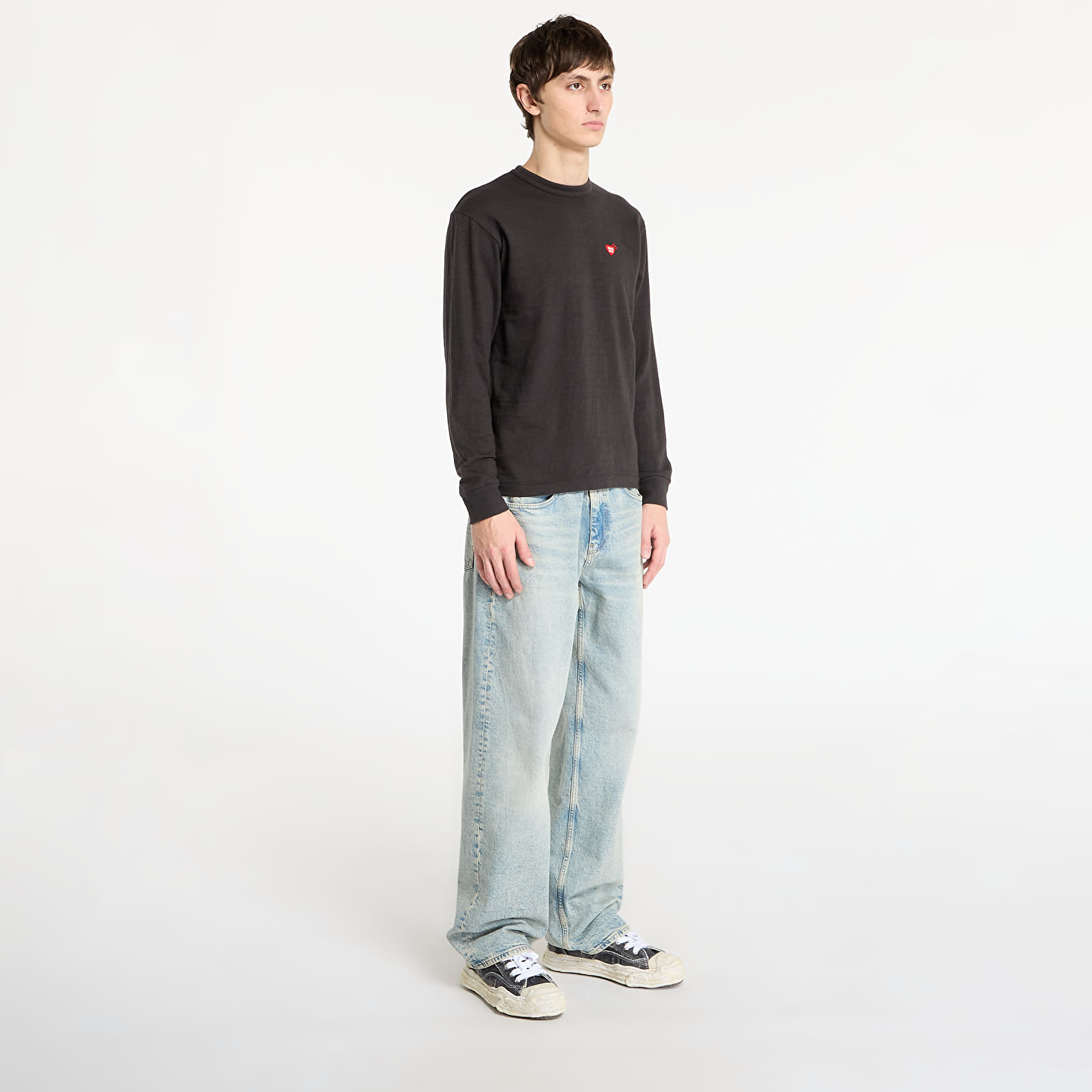 Trička HUMAN MADE Graphic L/S T-Shirt 2 UNISEX Black