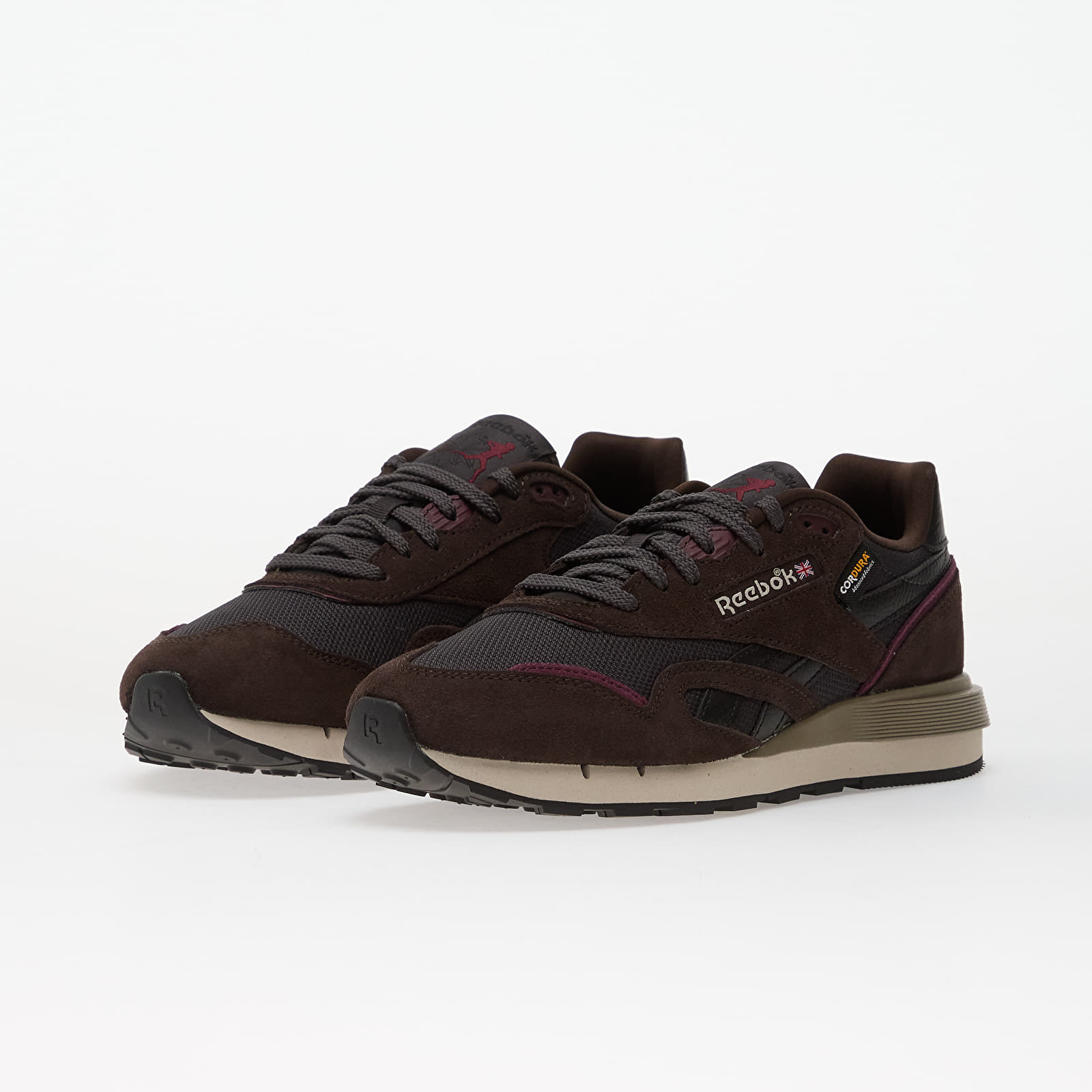 Men's shoes Reebok Classic Nylon 89 Washed Black/ Black/ Black Cherry