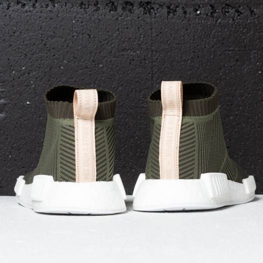 Men s shoes adidas NMD CS1 Primeknit Khaki Olive White Footshop