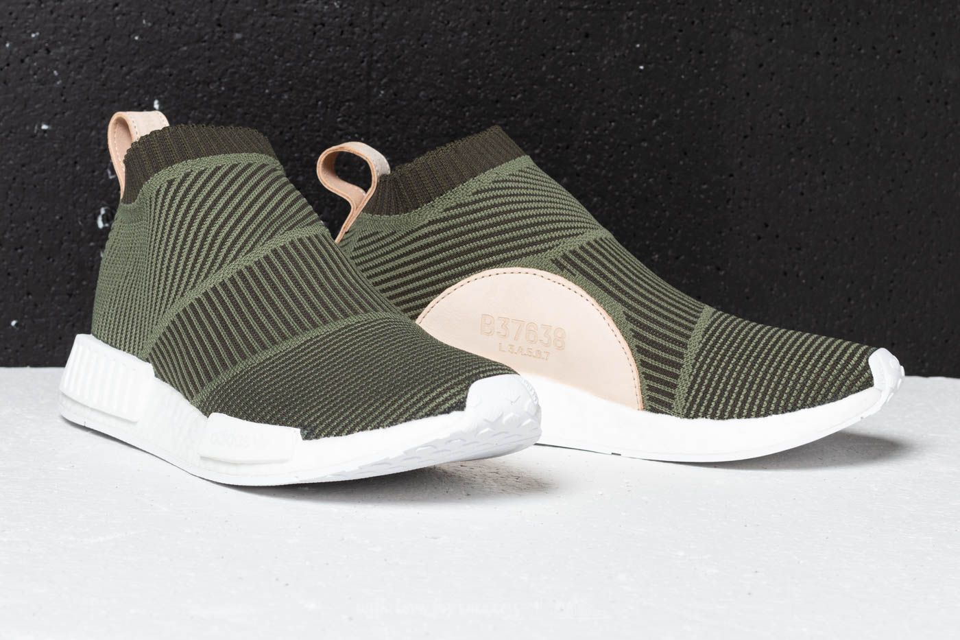 Men s shoes adidas NMD CS1 Primeknit Khaki Olive White Footshop
