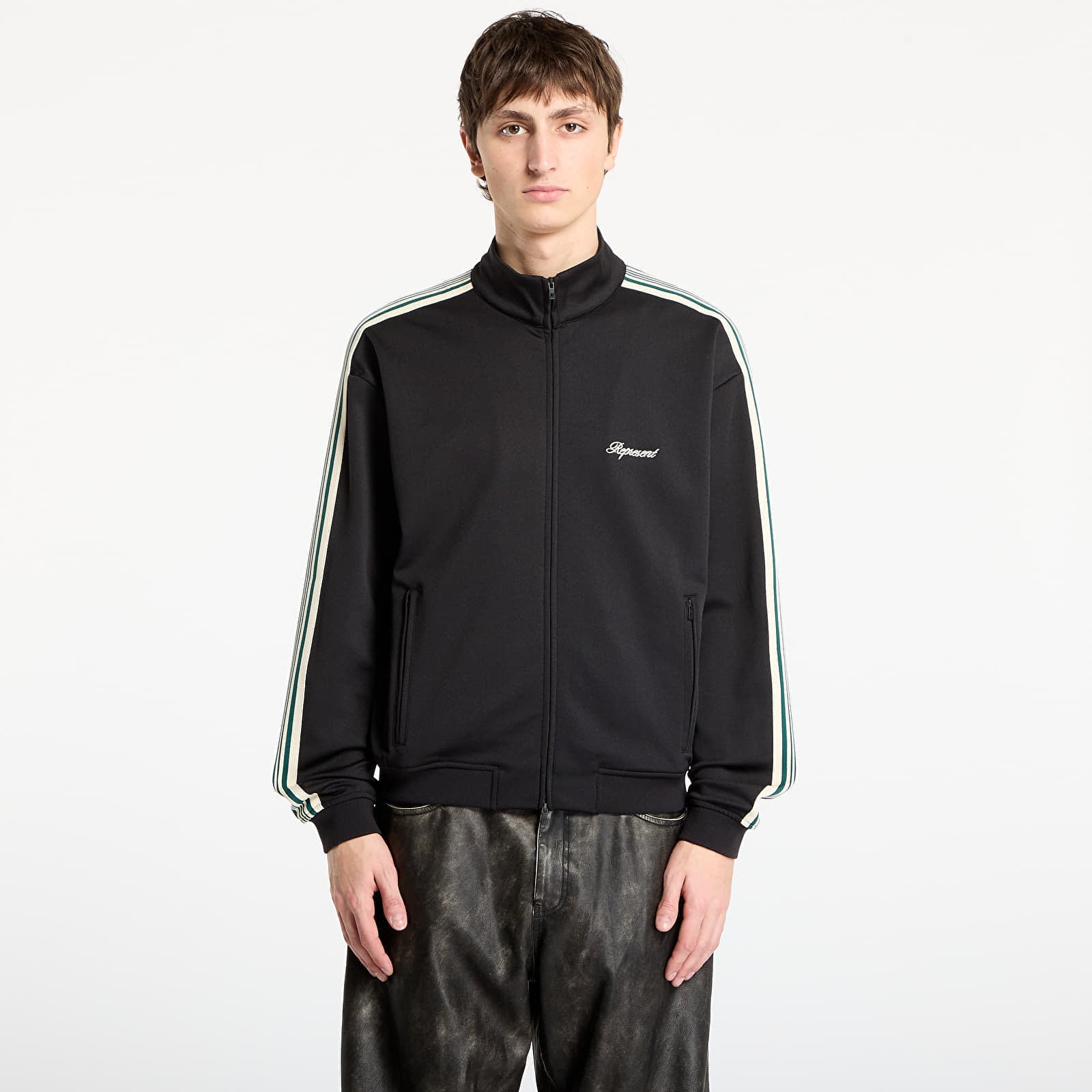 Jachetă REPRESENT Taped Track Jacket UNISEX Jet Black S