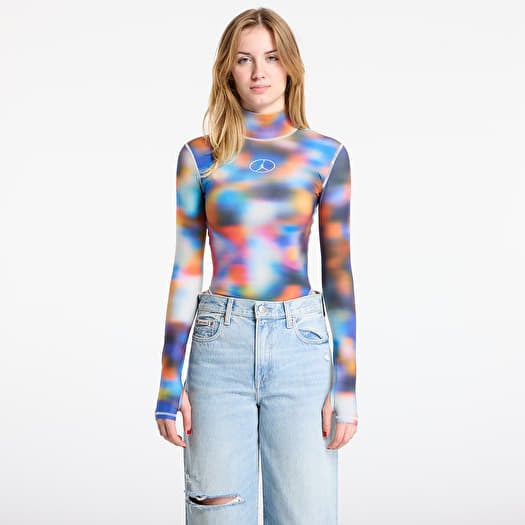 Jordan Flight Mountainside Women's Printed Long-Sleeve Bodysuit Pure Platinum
