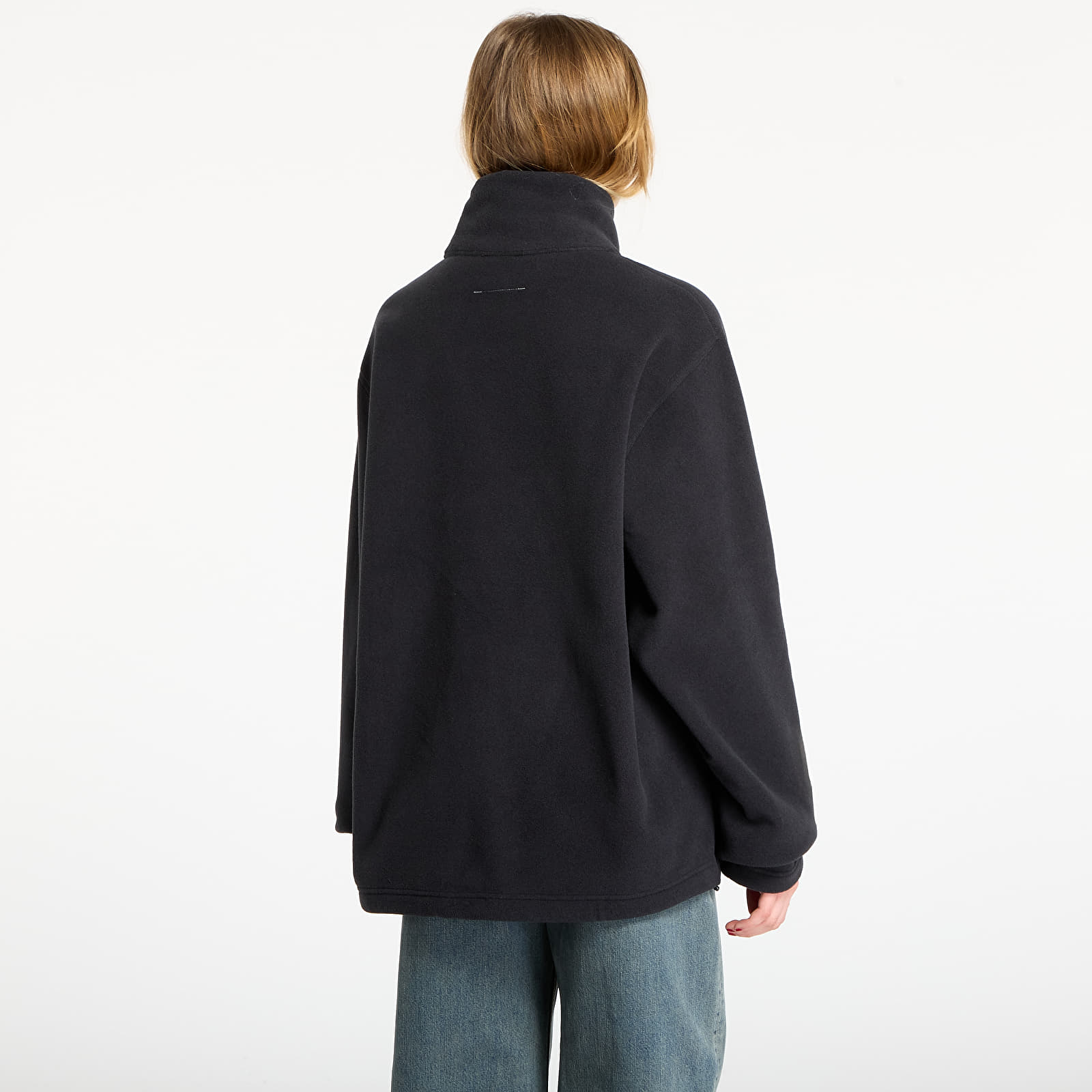 Džemperiai su gobtuvais ir džemperiai MM6 Rtw Avp Long-Sleeved Top Washed Black