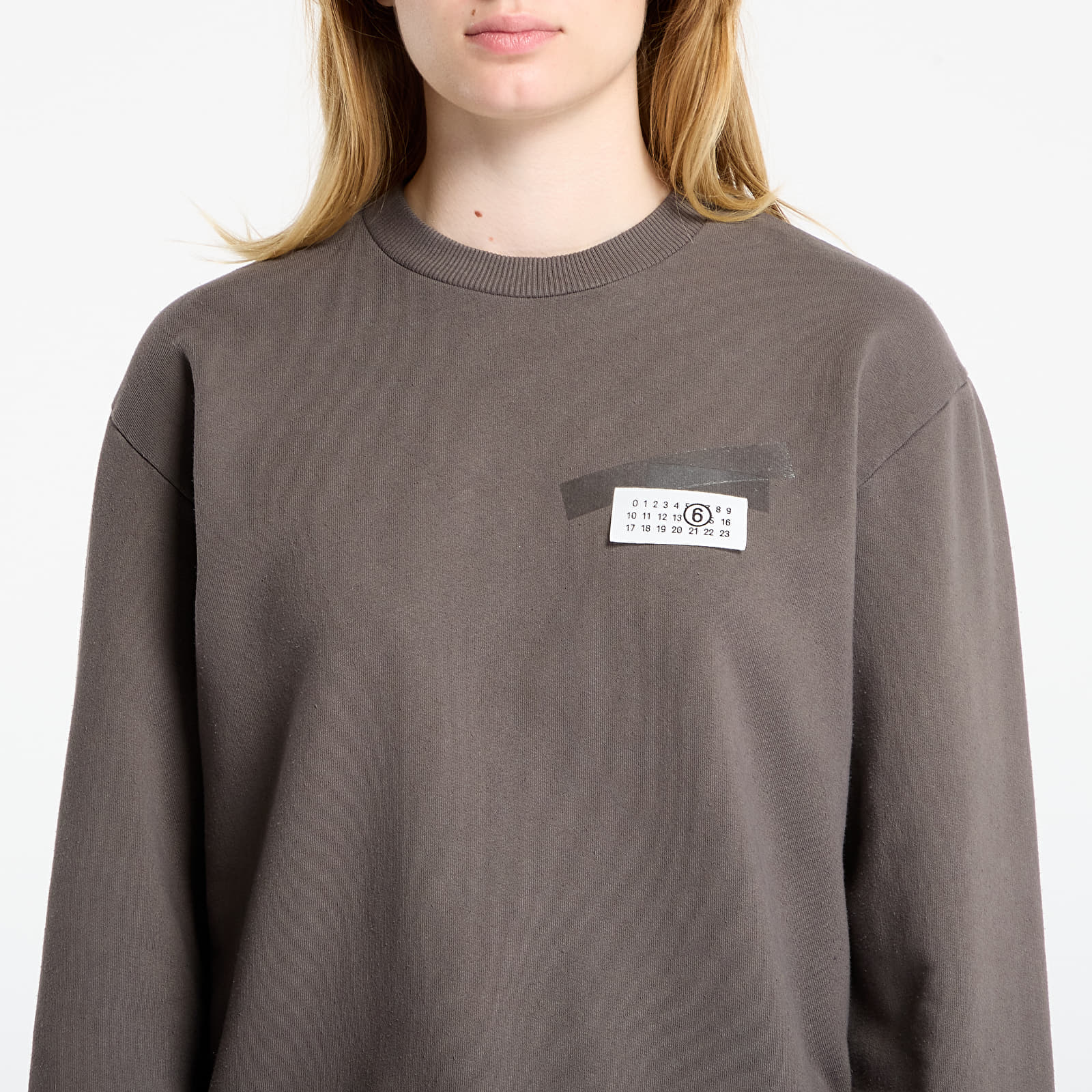 Sweatjacken und Sweatshirts MM6 Rtw Show Sweatshirt Grey