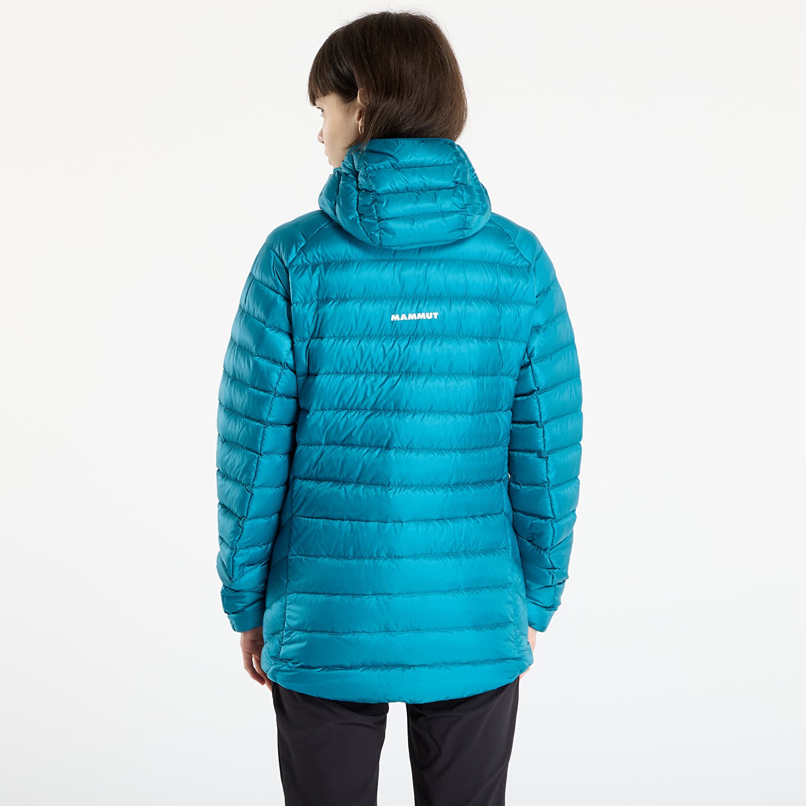 Herrenjacken Mammut Broad Peak IN Hooded Jacket Men Deep Teal/ Black