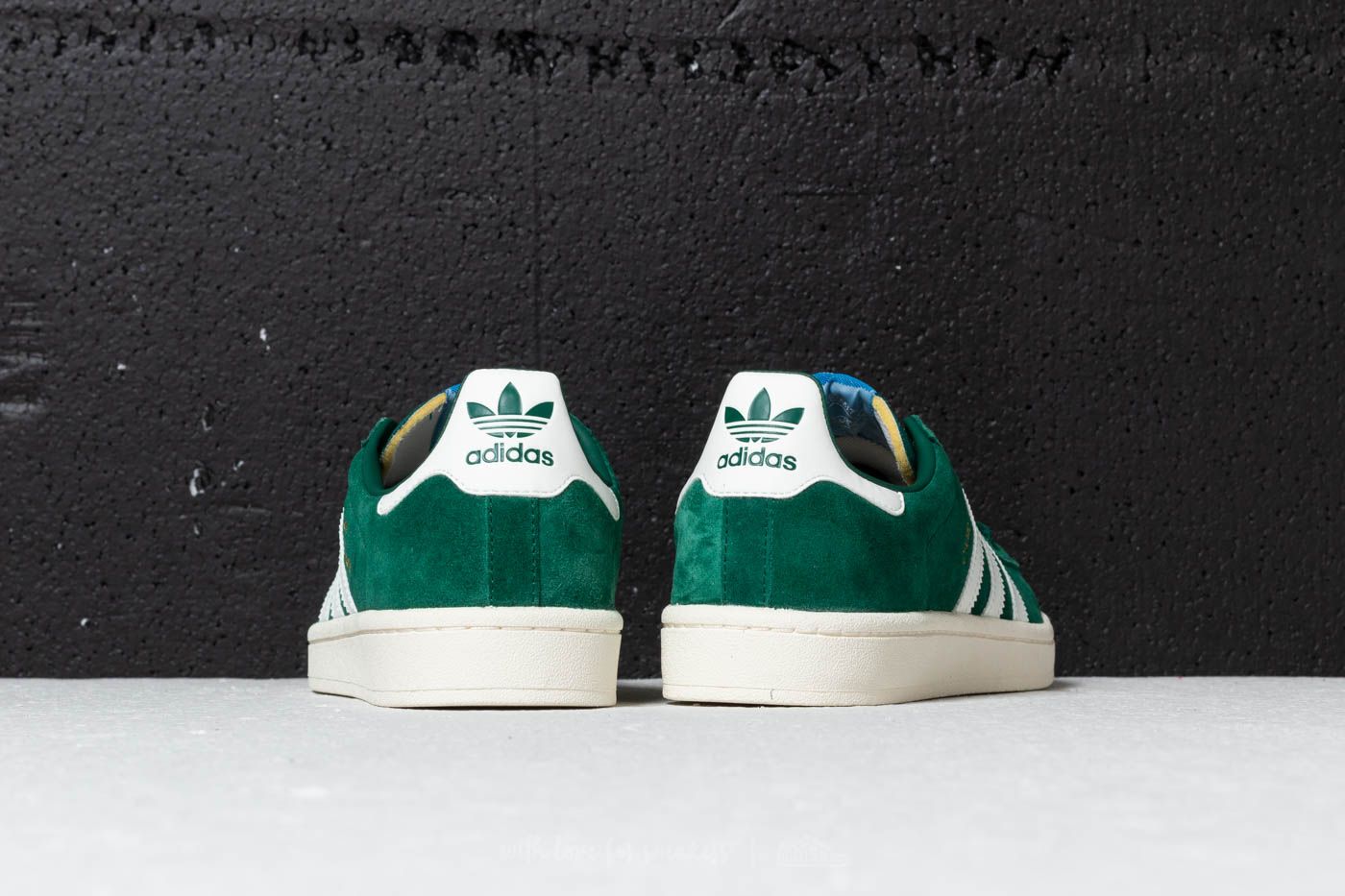 Herren Sneaker und Schuhe adidas Campus Collegiate Green/ Cloud White/ Chalk White