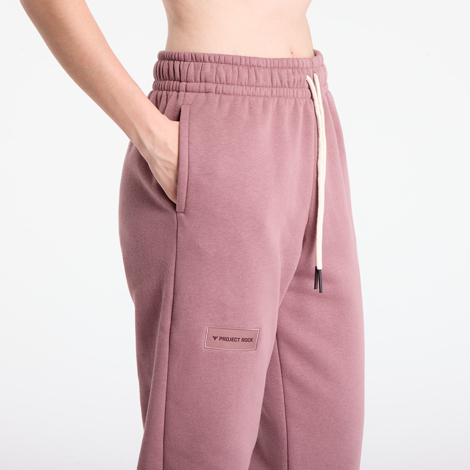Calças de treino para mulher Under Armour Project Rock Icon Pant Maroon