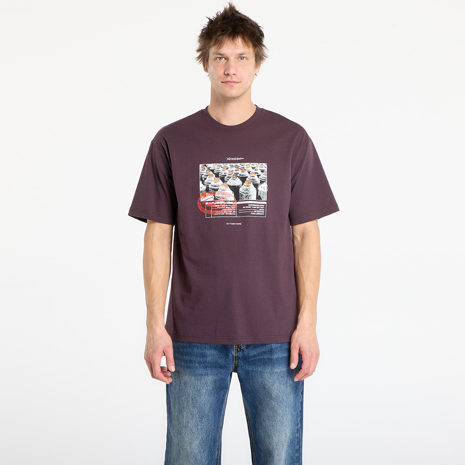 Moške majice  Vans Style Tips SS Tee Dark Port