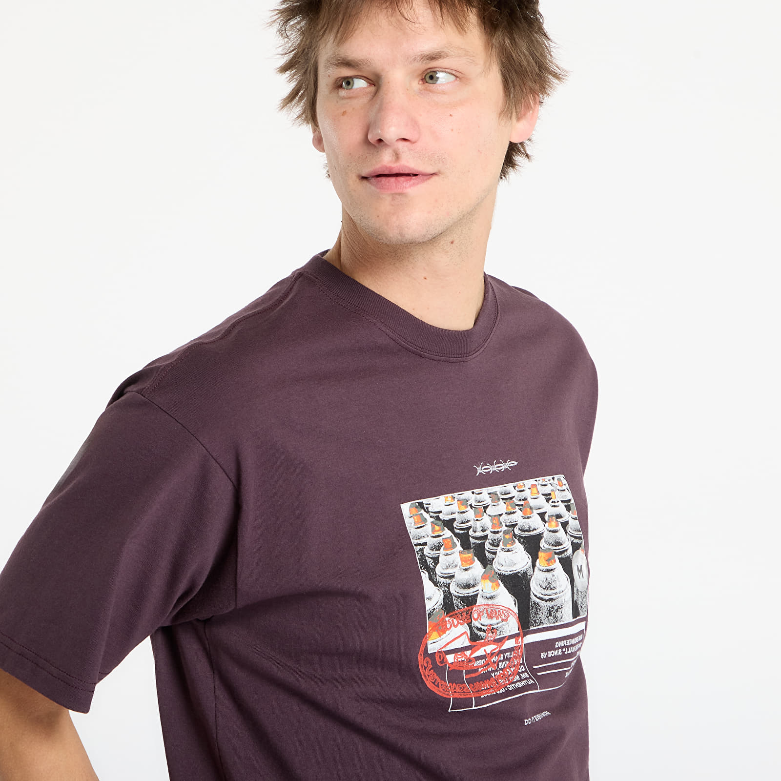 Moške majice  Vans Style Tips SS Tee Dark Port