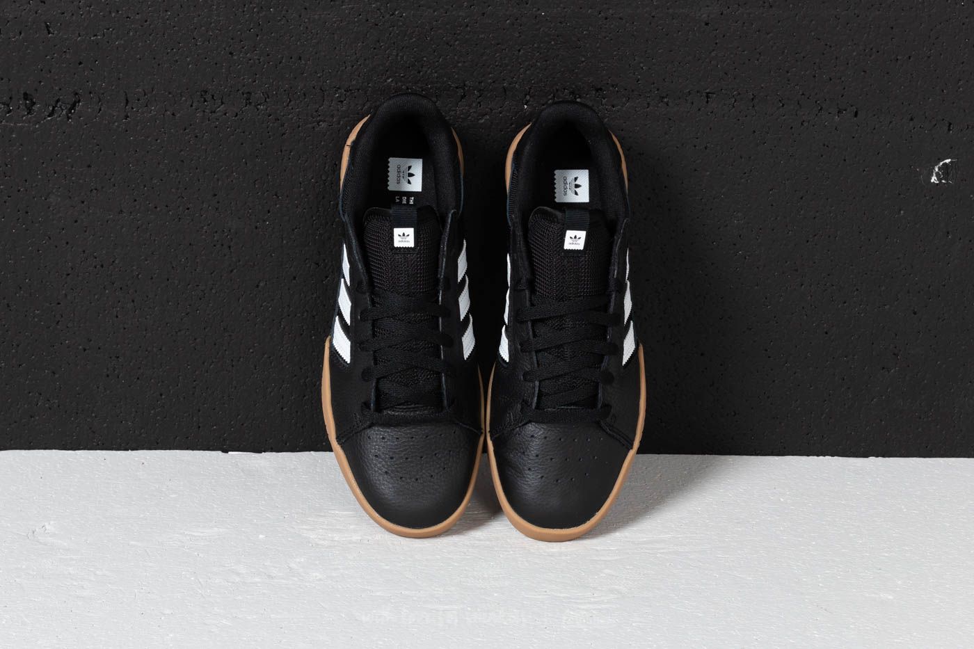 Men s shoes adidas VRX Low Core Black Ftw White Gum 4 Footshop