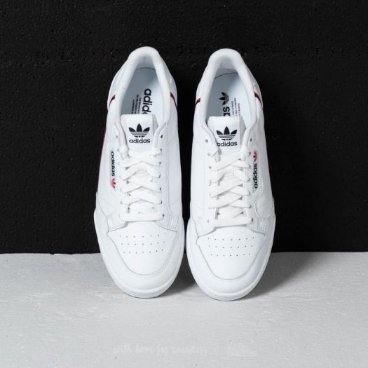 adidas Continental 80 Ftw White Scarlet Collegaite Navy Footshop