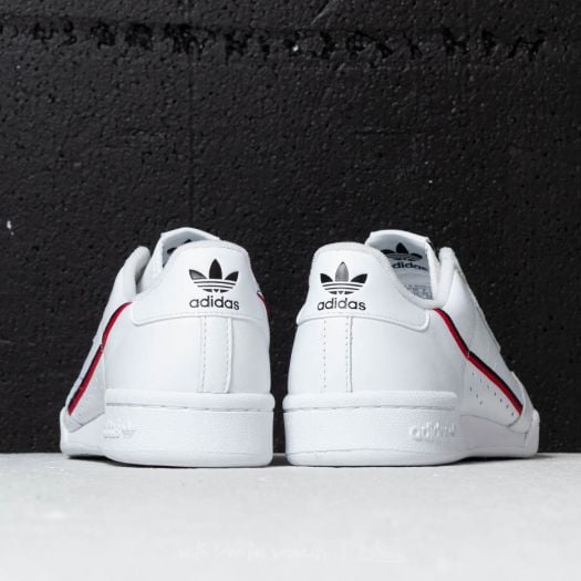 Adidas continental 80 white scarlet navy 2025