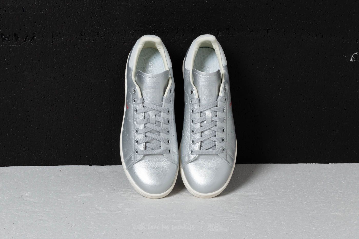 Dámske topánky a tenisky adidas Stan Smith W Silver Metal/ Silver Metal/ Blue Tint