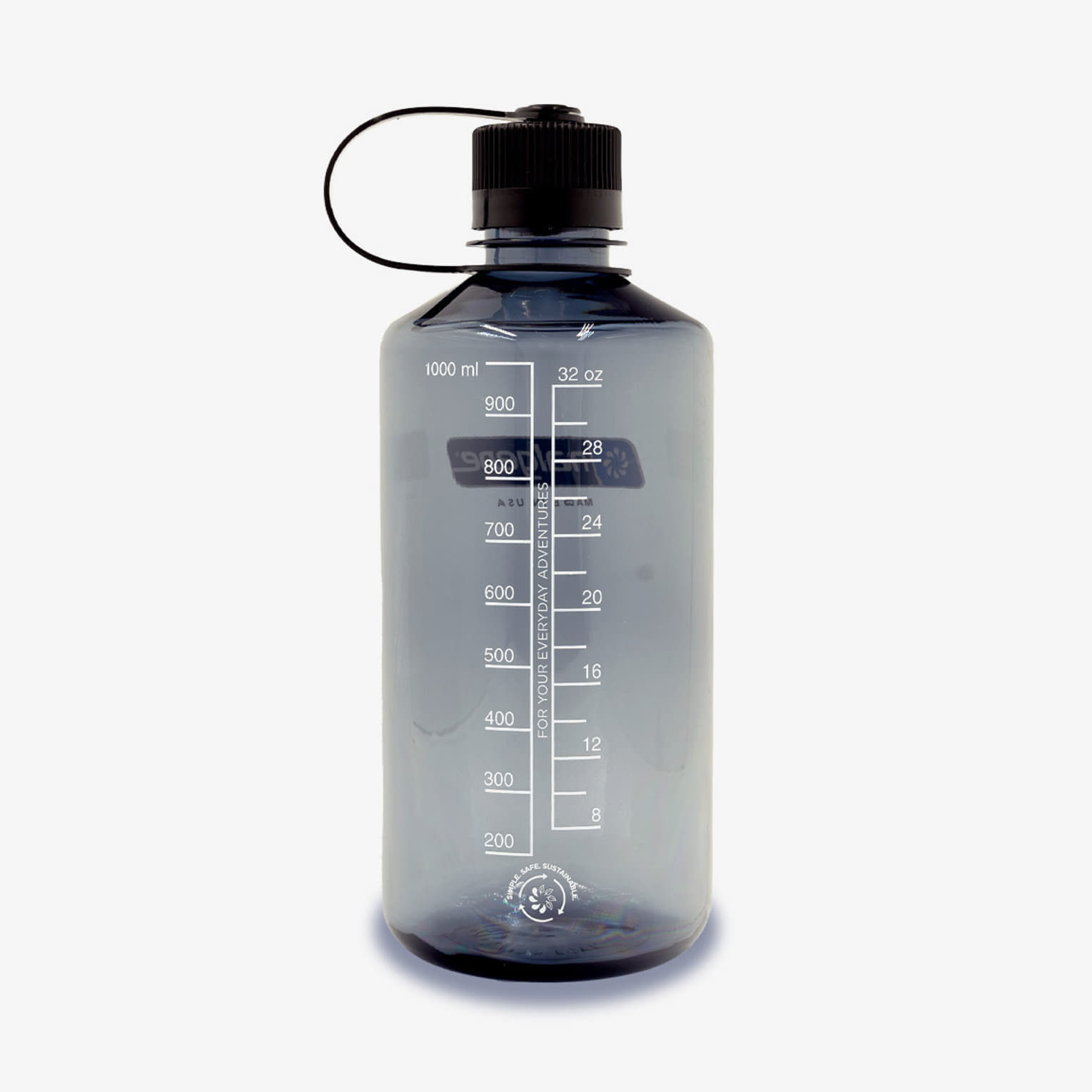 Lahve na pití Nalgene Narrow-Mouth 1000 ml Gray