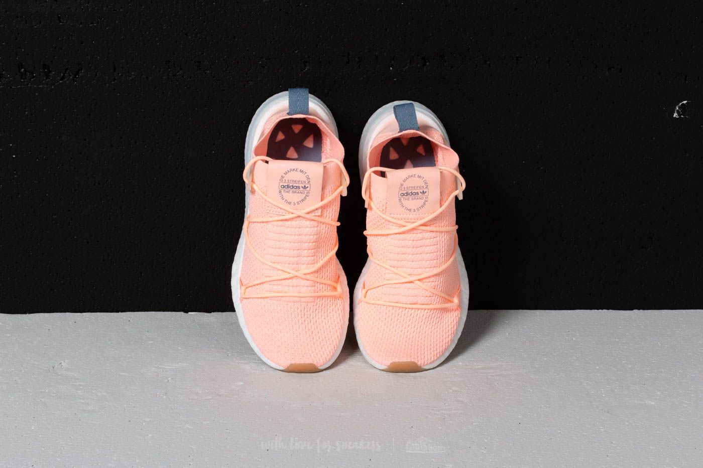 Women's shoes adidas Arkyn Primeknit W Clear Orange/ Clear Orange/ Linen